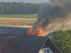 18.6.2017 Intervencija - požar Jamšek Bukovica